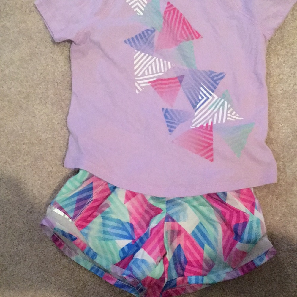 Athletic works short outfit